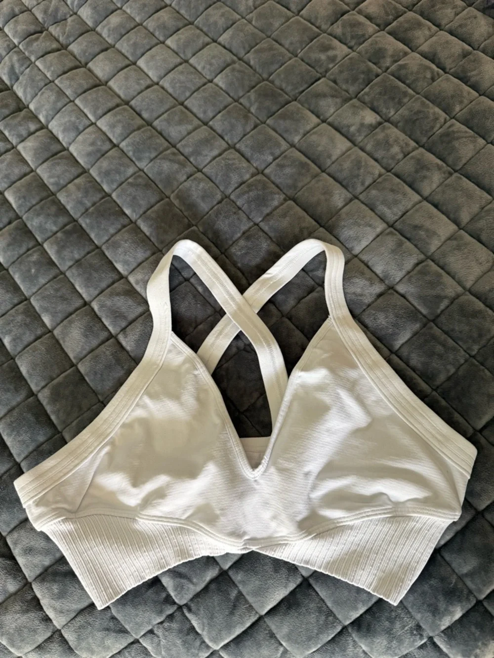 Free People Good Karma Super
Plunge Bra White NWOT - Picture 3 of 7